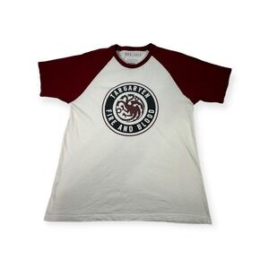 BoxLunch Game of Thrones Targaryen Fire and‎ Blood Raglan T-Shirt L